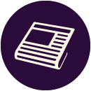 purple news icon